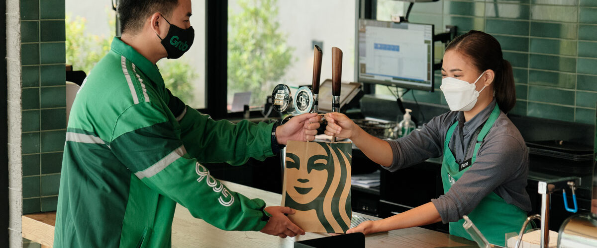 Starbucks and Grab Partnership