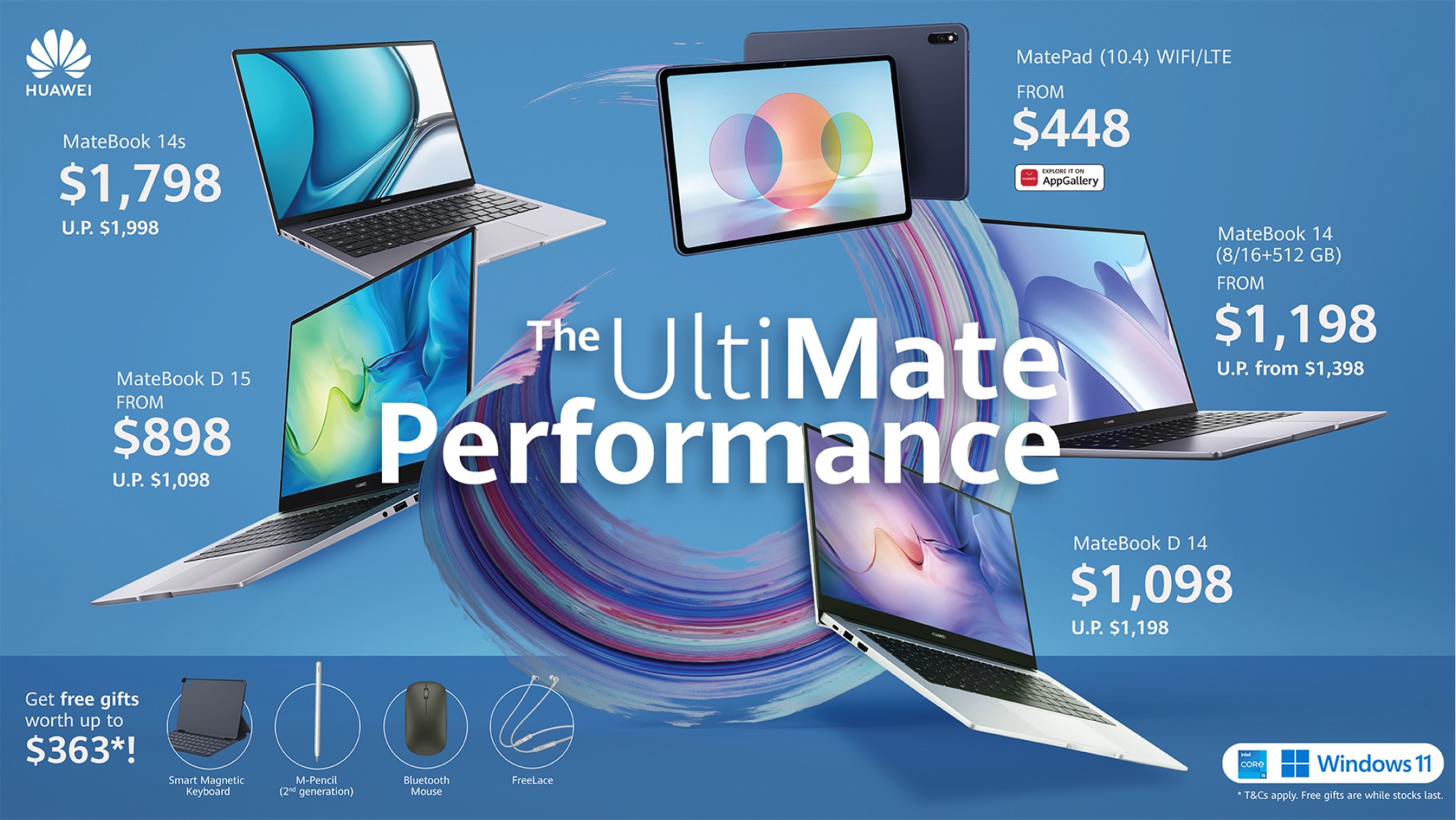 LIMITED TIME SALE For HUAWEI Laptops With Discounts & Up To S$496 Of ...