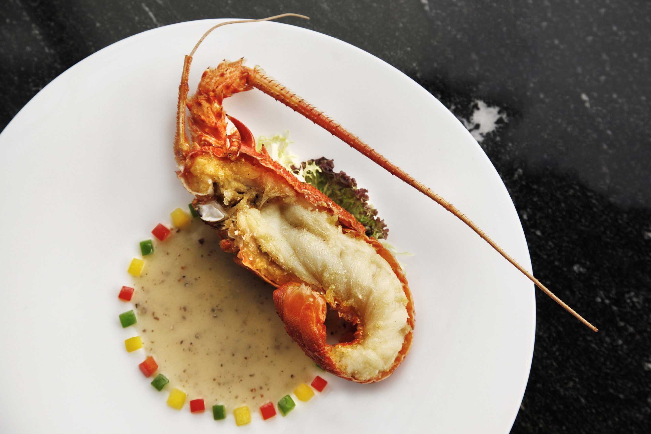 Tong Le Private Dining Australian Lobster and White Peppercorn Sauce