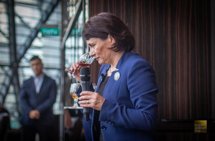 Master Blender Dr Rachel Barrie at The Grande Whisky Museum in November 2018