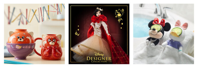 Turning Red Merchandise, Snow White Disney Designer Collection Limited Edition Doll and Disney NuiMOs. (Disney photo)