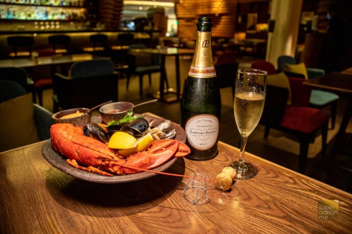 Opus Afternoon seafood platter and Laurent Perrier Champagne for Two -1168
