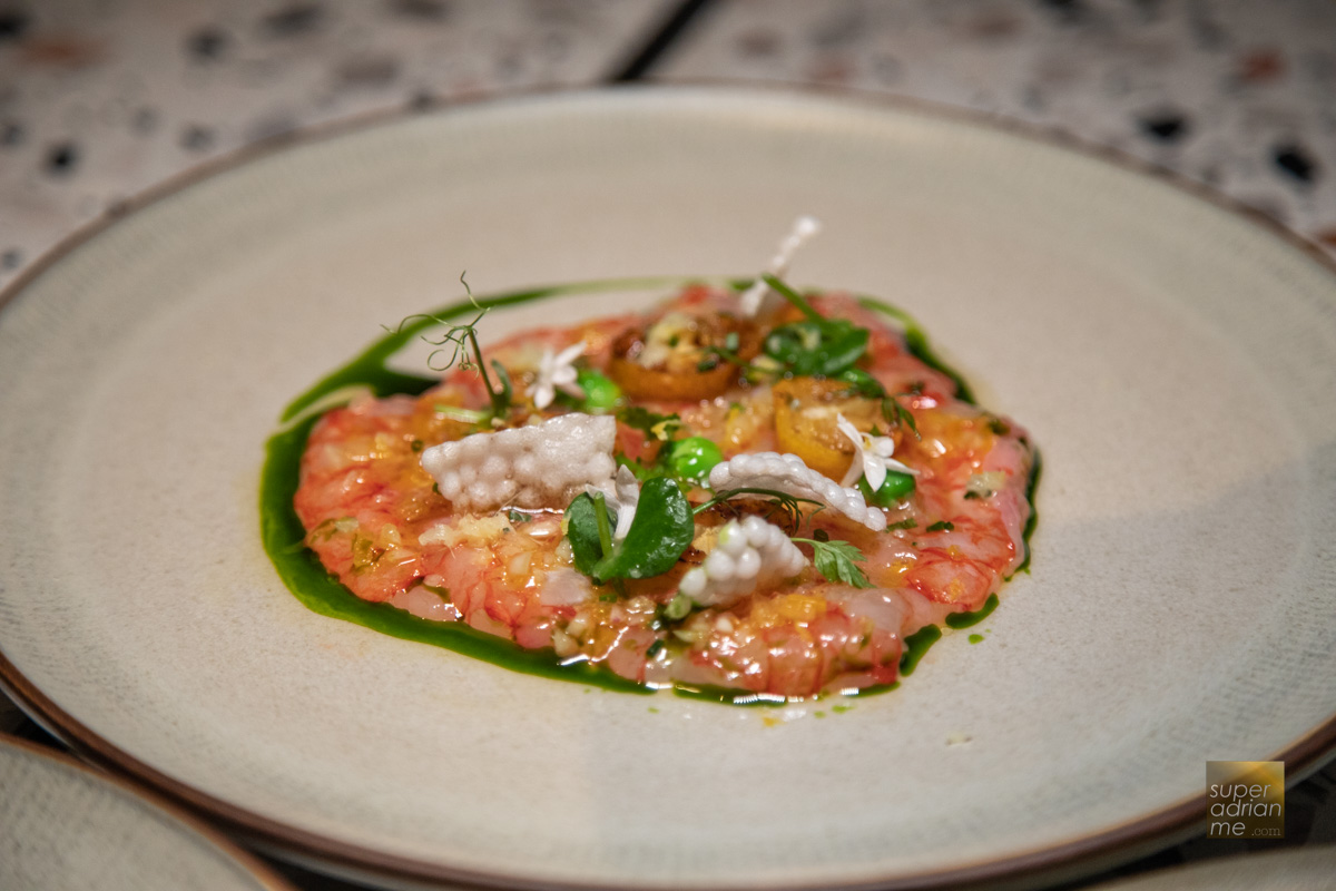 Crudo di Gambero Rosso di Mazara