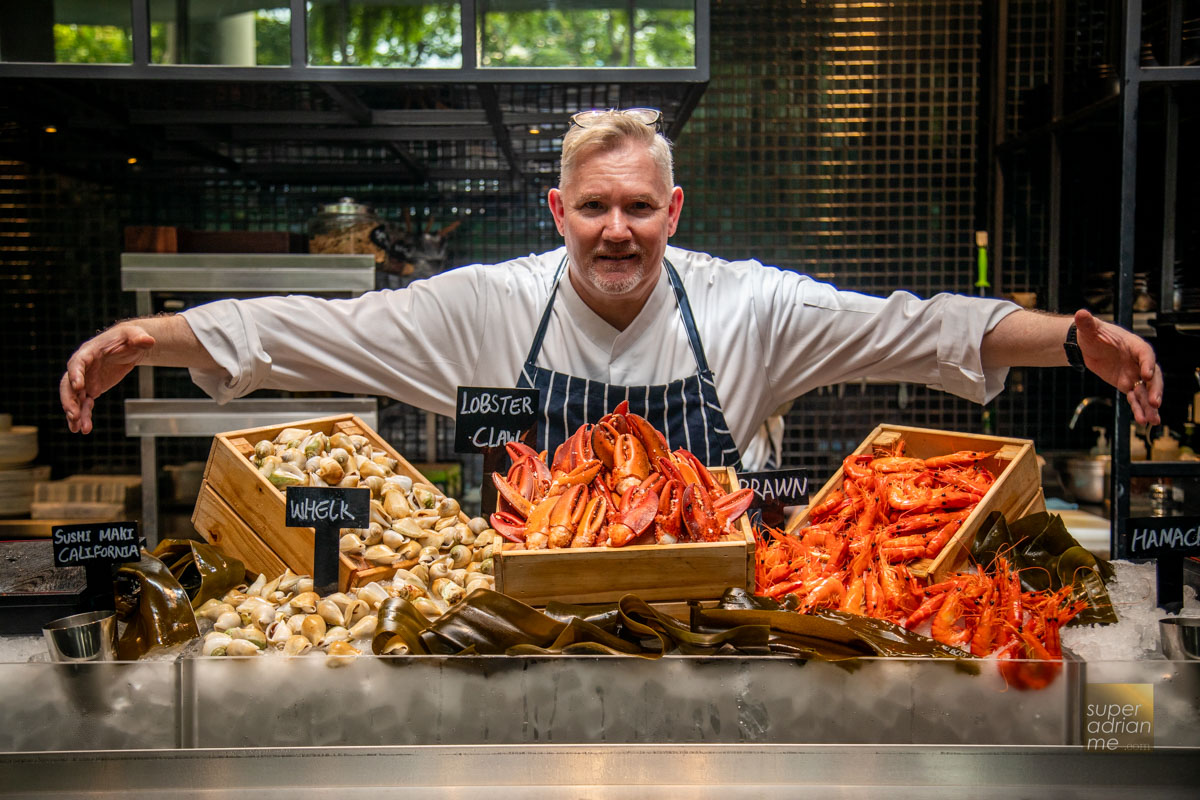 Director of Food & Beverage and Culinary, Ralf Dohmeier at LIME Restaurant's LobsterFest 2022