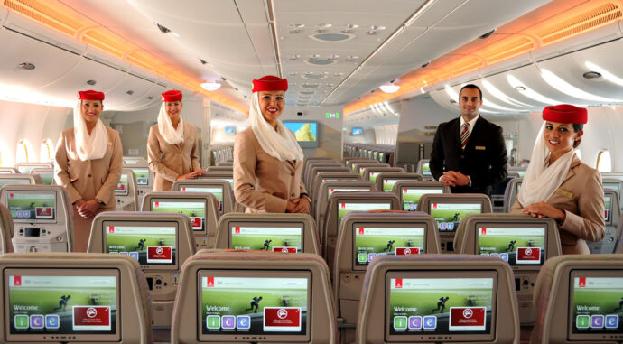 Emirates Economy Class in A380 Fleet