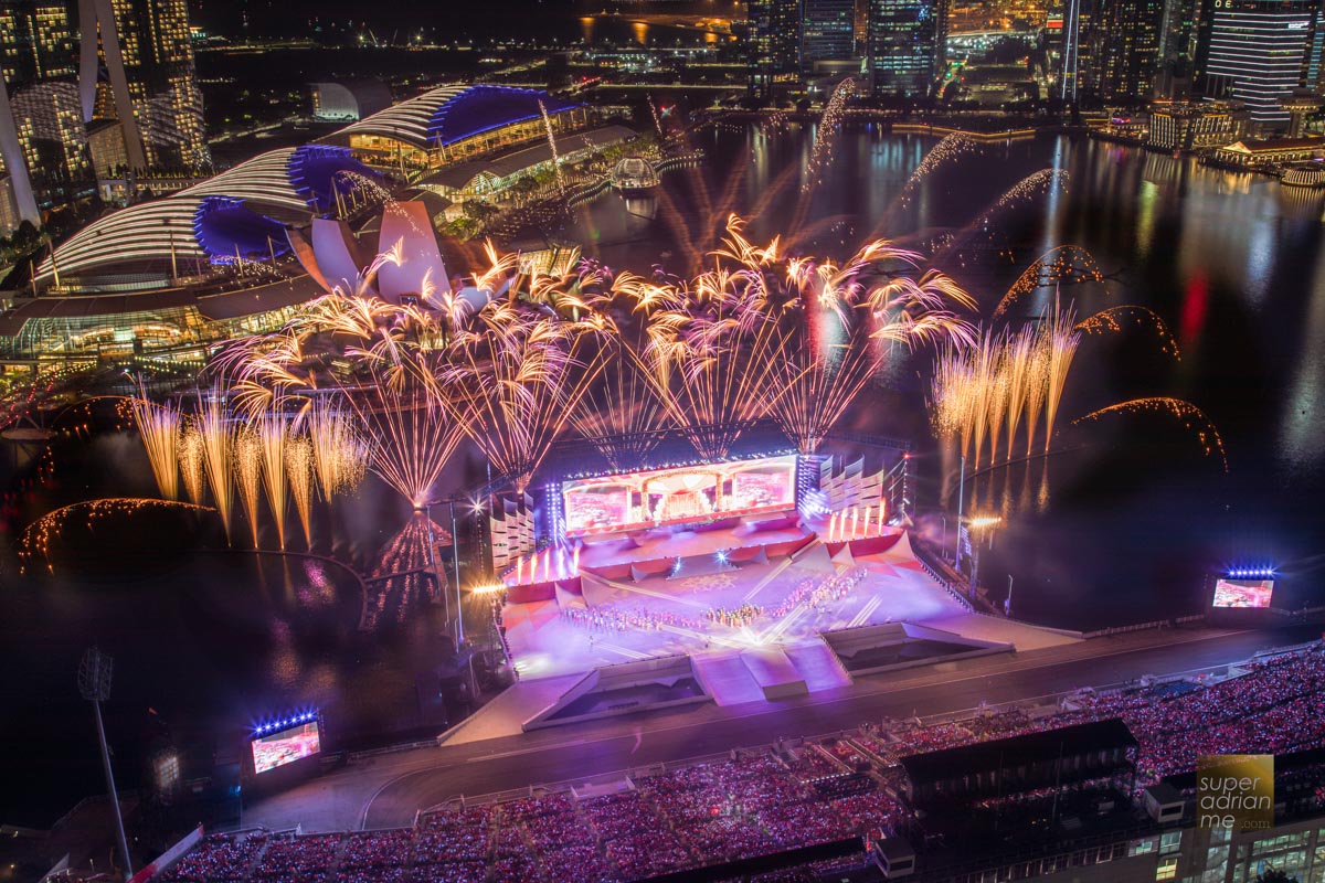 Singapore National Day Fireworks 2022