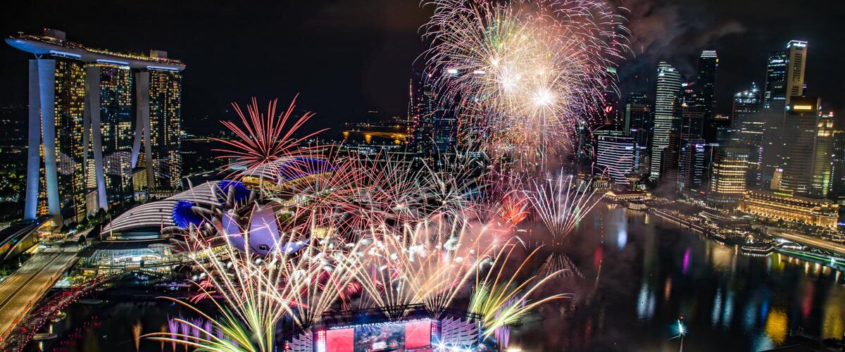 Singapore National Day Fireworks 2022