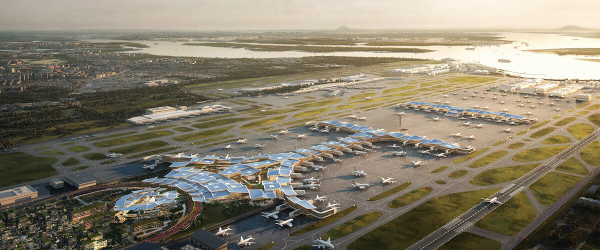 Aerial View of Changi Airport Terminal 5 (Source: Changi Airport Group)