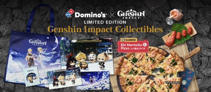 Domino's Pizza Singapore x Genshin Impact Collaboration