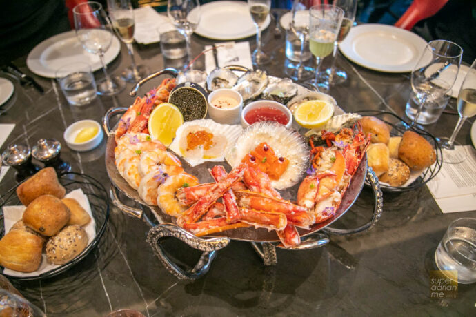 The Seafood Tower at Gordon Ramsay Bar & Grill, Kuala Lumpur