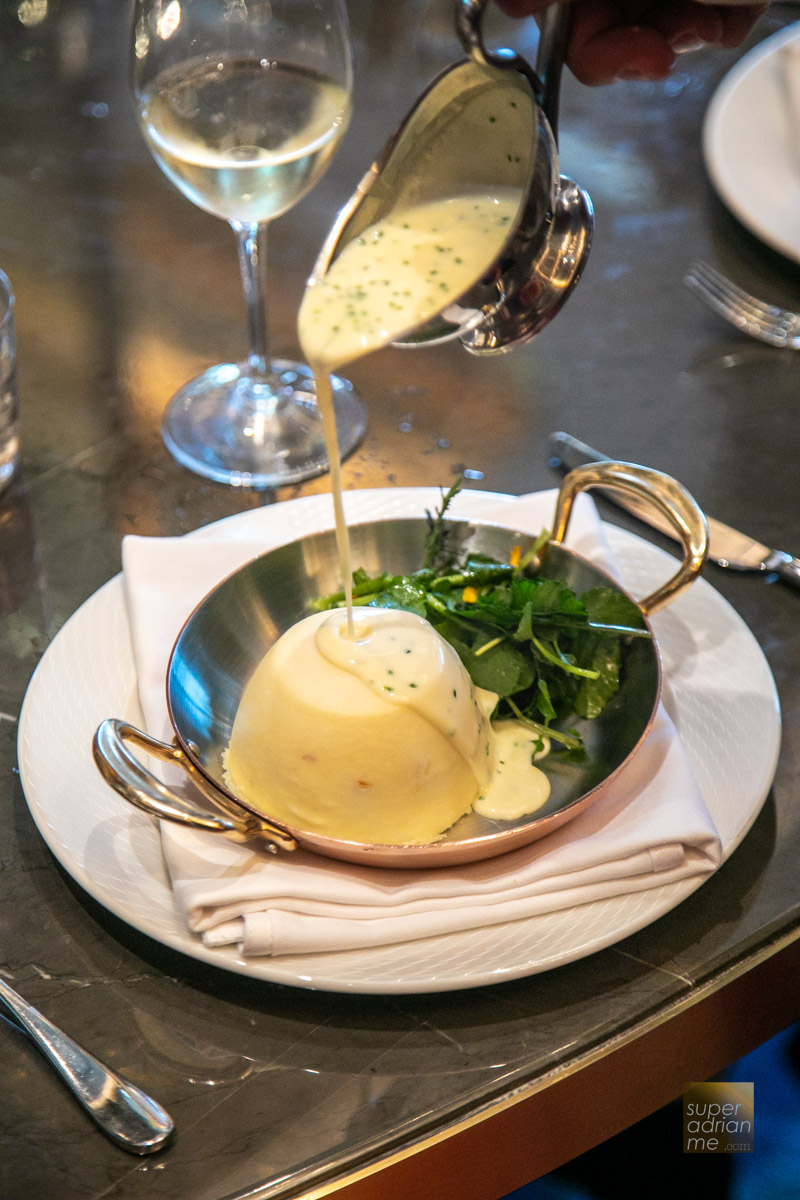 Arnold Bennett Twice-baked Cheese Soufflé with Mornay Sauce