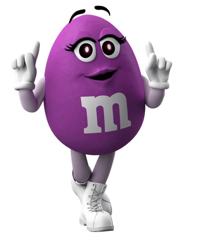 There's now a purple M&M. : r/candy