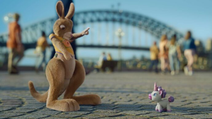 Ruby and Louie at Sydney Harbour in New South Wales (Tourism Australia photo)