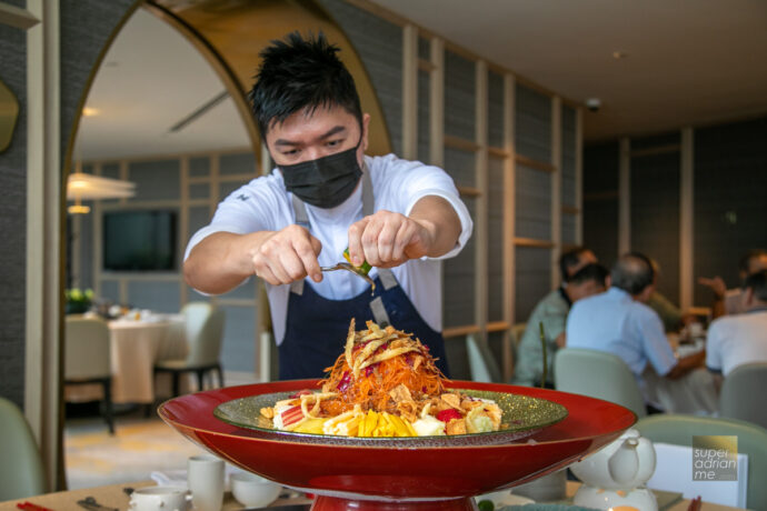 Chef Edward Chong - Peach Blossoms - Fruit Yu Sheng 2023