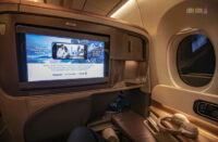 Singapore Airlines Business Class Cabin