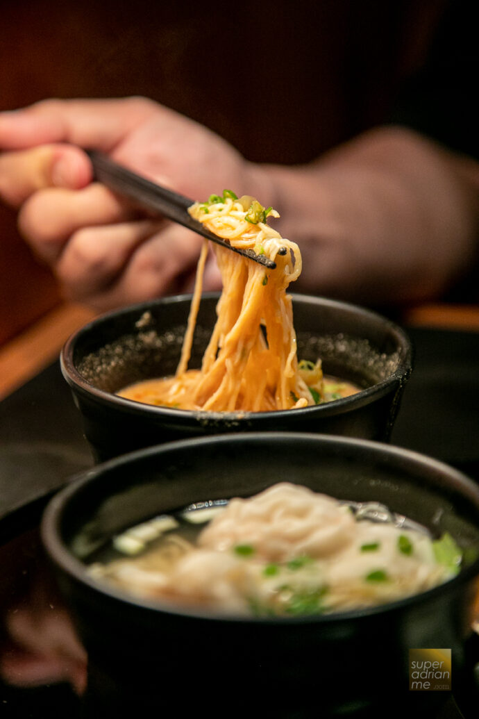 Enjoy Dan Dan and Wonton Noodles at The Pier Business Class Lounge in HKIA