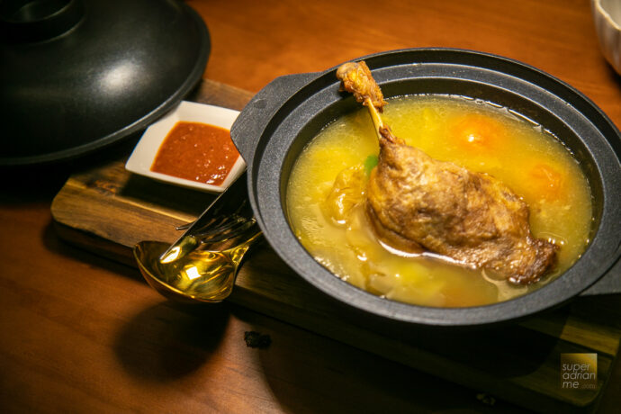 Sinpopo Brand Restaurant at Tangs Orchard - Auntie Mei's Salted Vegetable Duck Soup