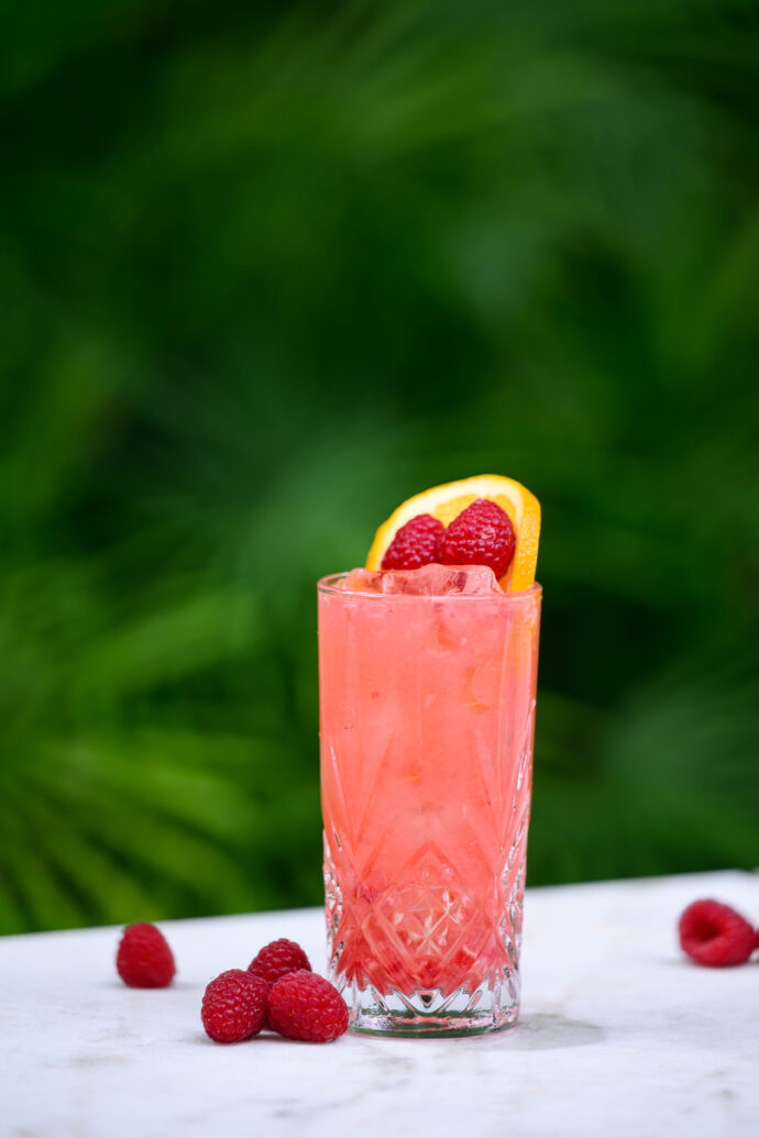 RAFFLES COURTYARD PRESENTS A REFRESHING ARRAY OF BOTANICAL GIN COCKTAILS WITH TANQUERAY - Raspberry Fizz