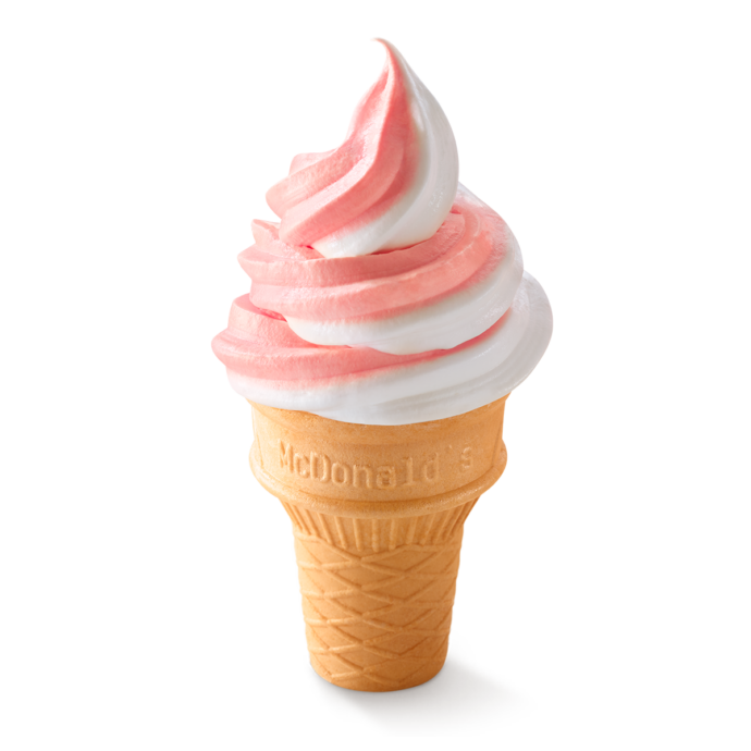 Watermelon Twist Cone (McDonald's Singapore photo)