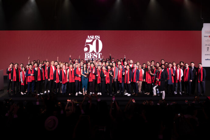 Chefs celebrate Asias 50 Best Restaurants 2023 awards ceremony sponsored by S.Pellegrino Acqua Panna at Resorts World Sentosa Singapore