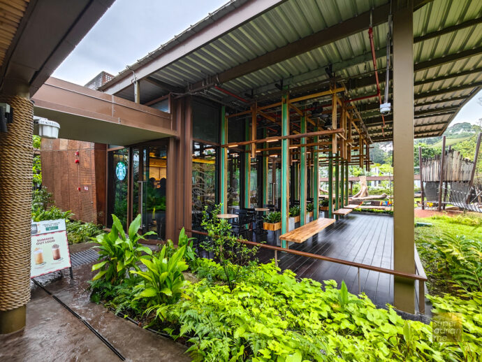 New Starbucks outlet at Bird Paradise in Mandai Wildlife Reserve