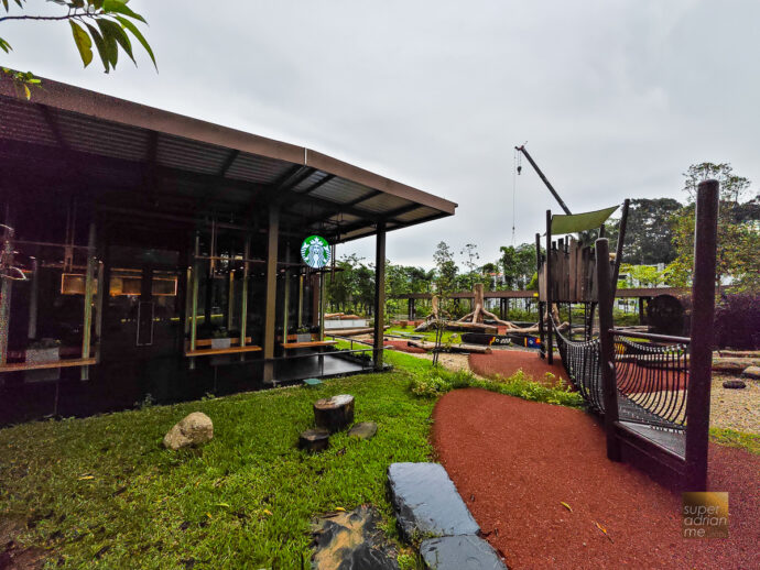 New Starbucks outlet at Bird Paradise in Mandai Wildlife Reserve