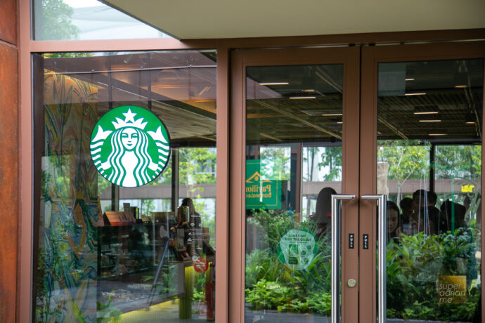 New Starbucks outlet at Bird Paradise in Mandai Wildlife Reserve