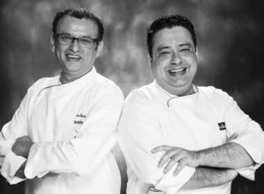 Chef Shantanu Mehrotra, Executive Chef Indian Accent Delhi with Chef Manish Mehrotra, Corporate Chef, Indian Accent Restaurants
