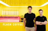 Flash Coffee Co-founders Sebastian Hannecker and David Brunier