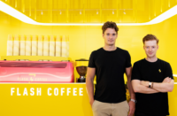 Flash Coffee Co-founders Sebastian Hannecker and David Brunier