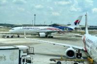 Malaysia Airlines aircraft at Kuala Lumpur International Airport