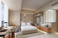 Rendering of King Bedroom at the Peninsula Excelsior Singapore, a Wyndham Hotel (Source: Wyndham Hotels & Resorts)