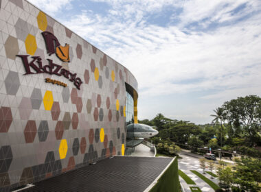 Facade of the first KidZania that opened in Singapore in 2016