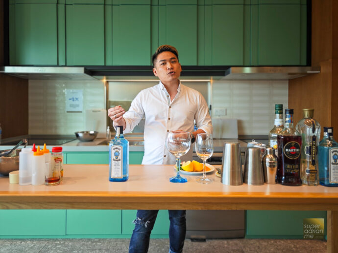 Mike Cheong, Brand Ambassador for Bombay Sapphire Gin