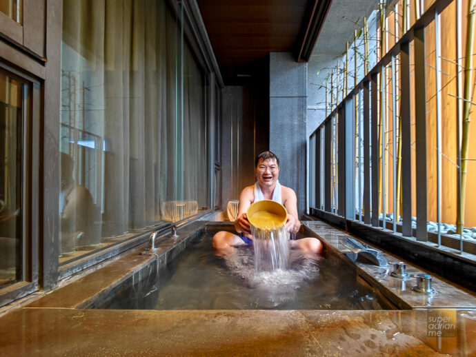 Wellspring by Silks Jiaoxi - In room hot spring tub 