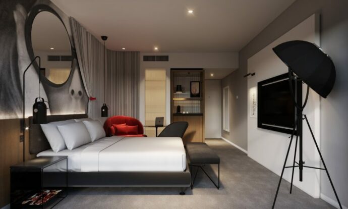 Hotel Indigo Melbourne on Flinders King Guest Room (Rendering)
