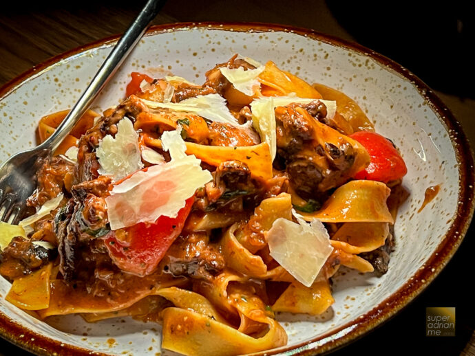 Langland's Restaurant and Bar -  Pappardelle with Mangra Lamb Neck 