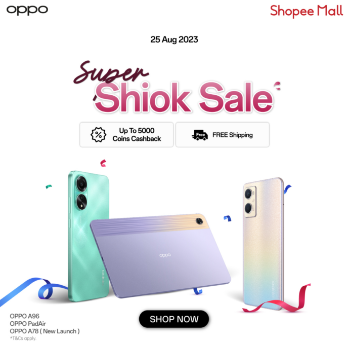 OPPO Shopee Super Shiok Sale