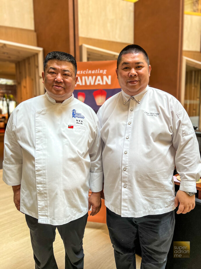 Chef Alan Ho and Chef Chan Tuck Wai