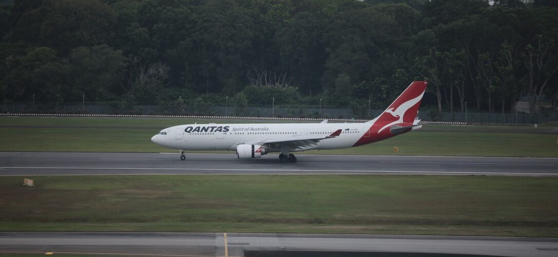 Qantas at Changi Airport