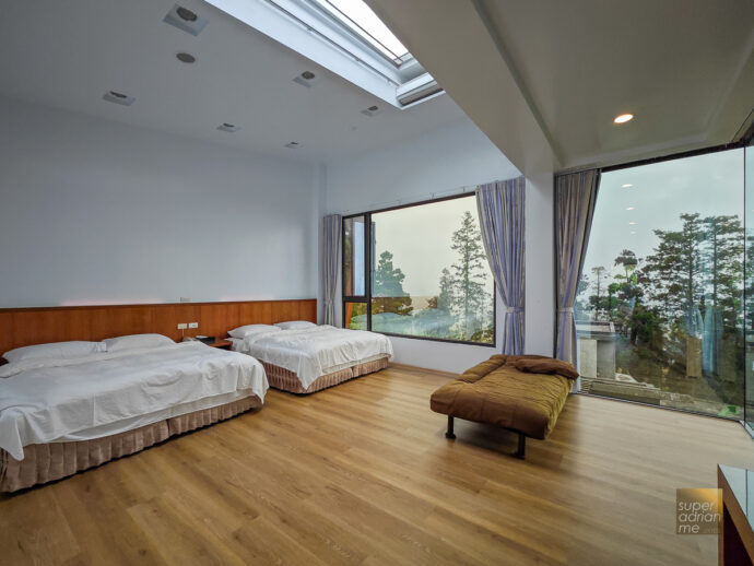 Moon View Quadruple Room at Long Yun Leisure Farm in Chiayi County, Taiwan