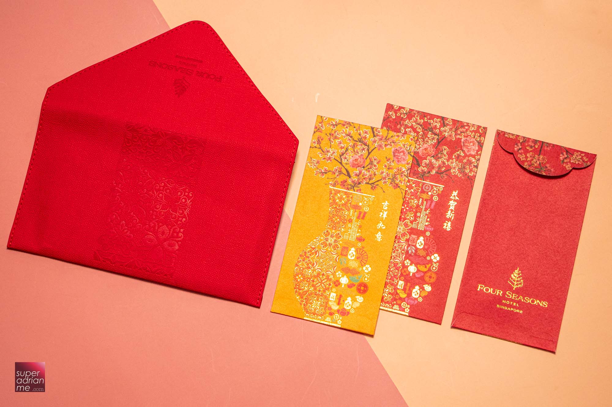 Four Seasons Singapore 2024 Dragon Year Red Packet Designs