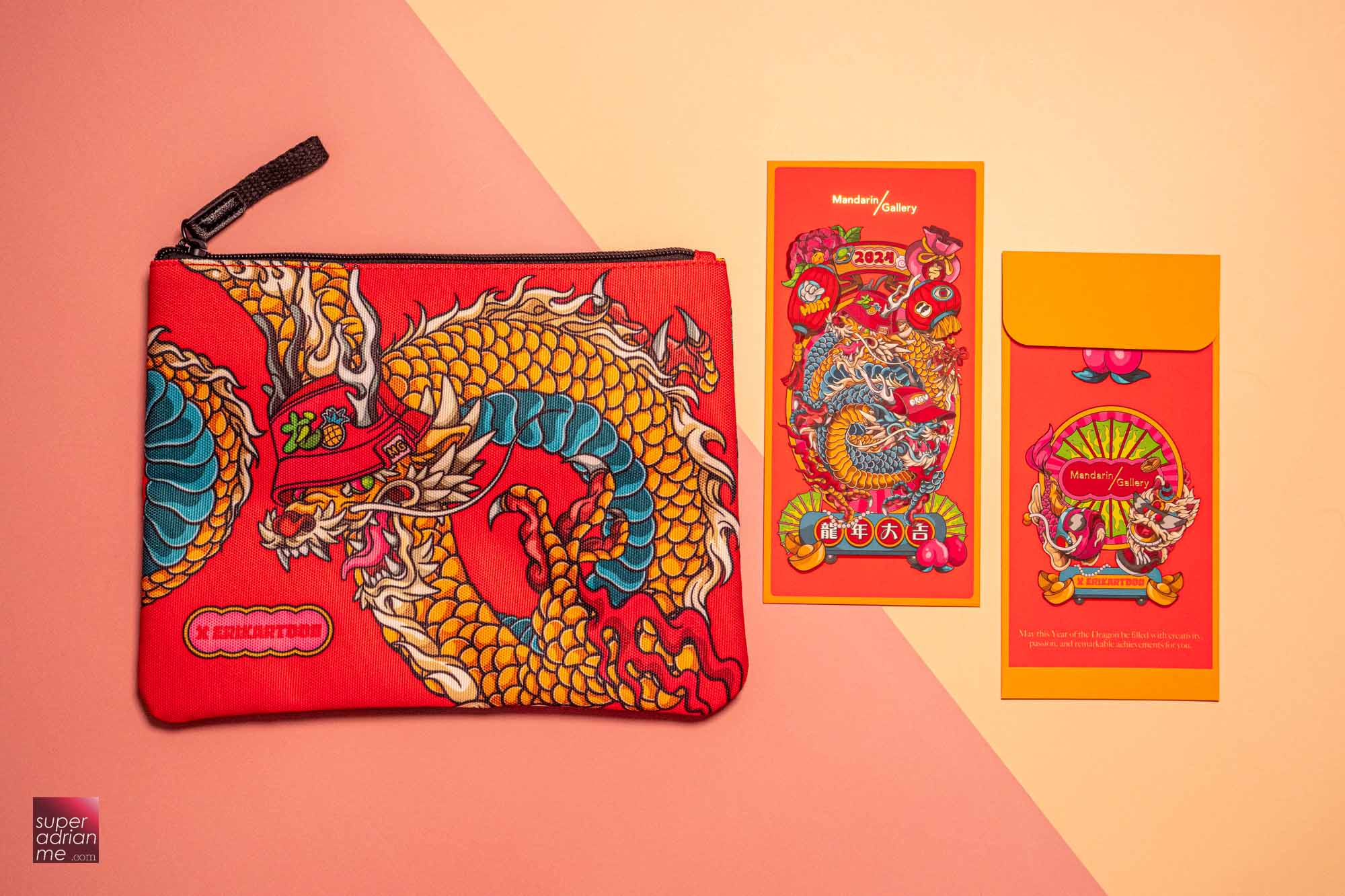 Mandarin Gallery 2024 Dragon Year Red Packet Designs