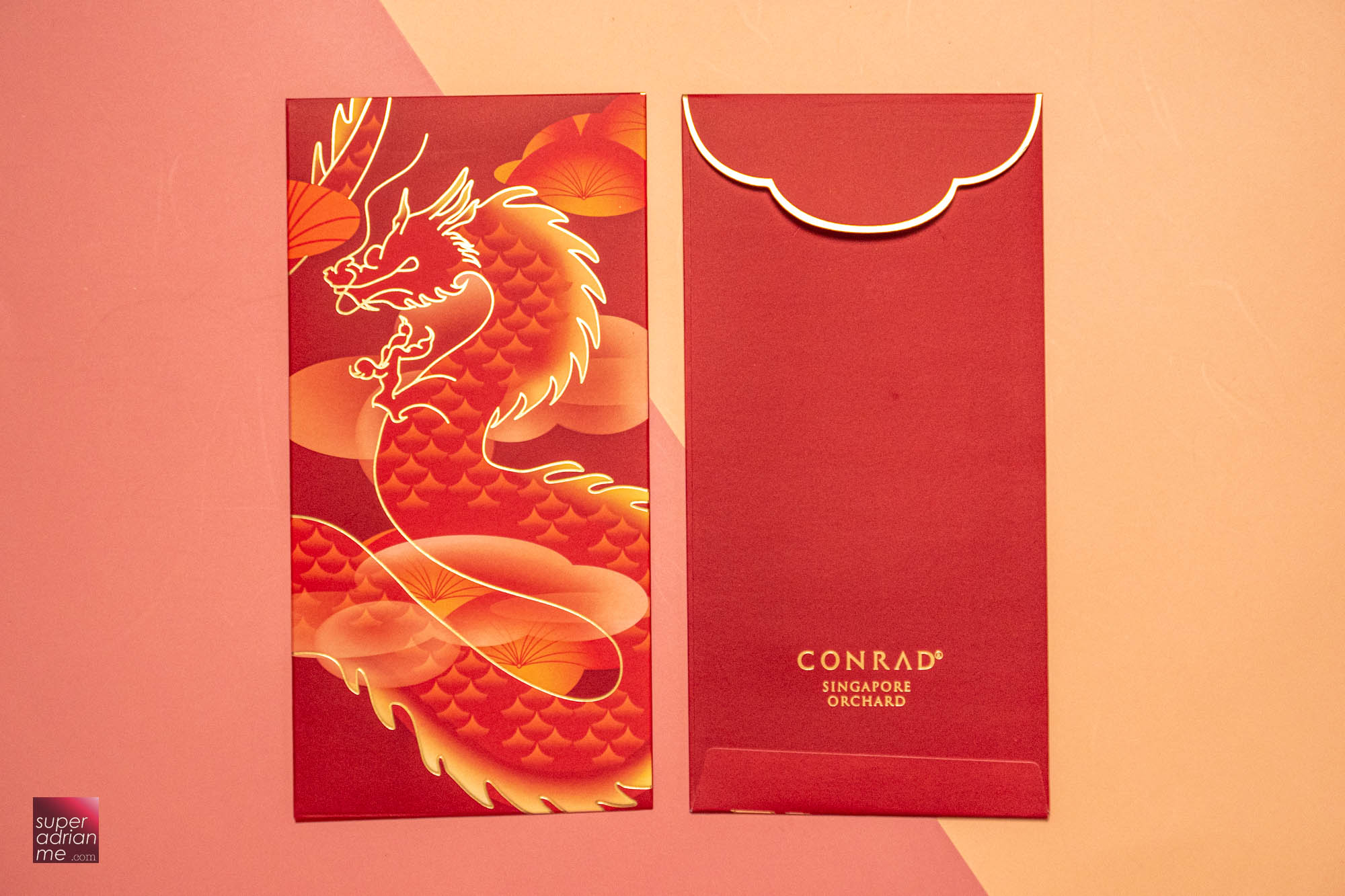 Conrad Singapore Orchard 2024 Dragon Year Red Packet Designs