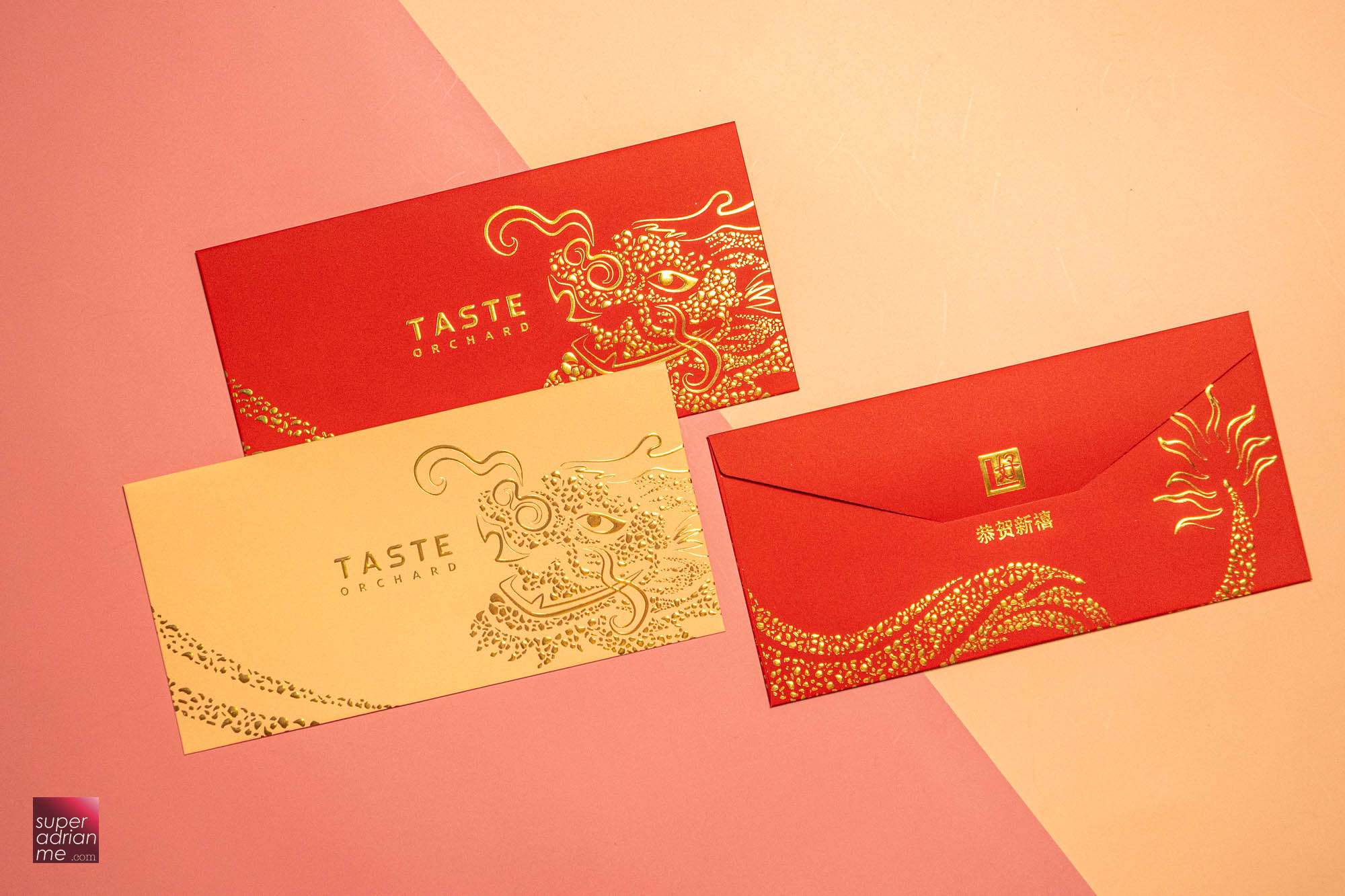 Taste Orchard 2024 Dragon Year Red Packet Designs