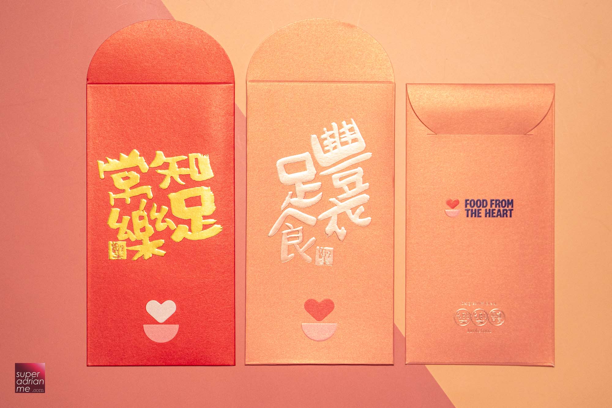 Food From The Heart 2024 Dragon Year Red Packet Designs