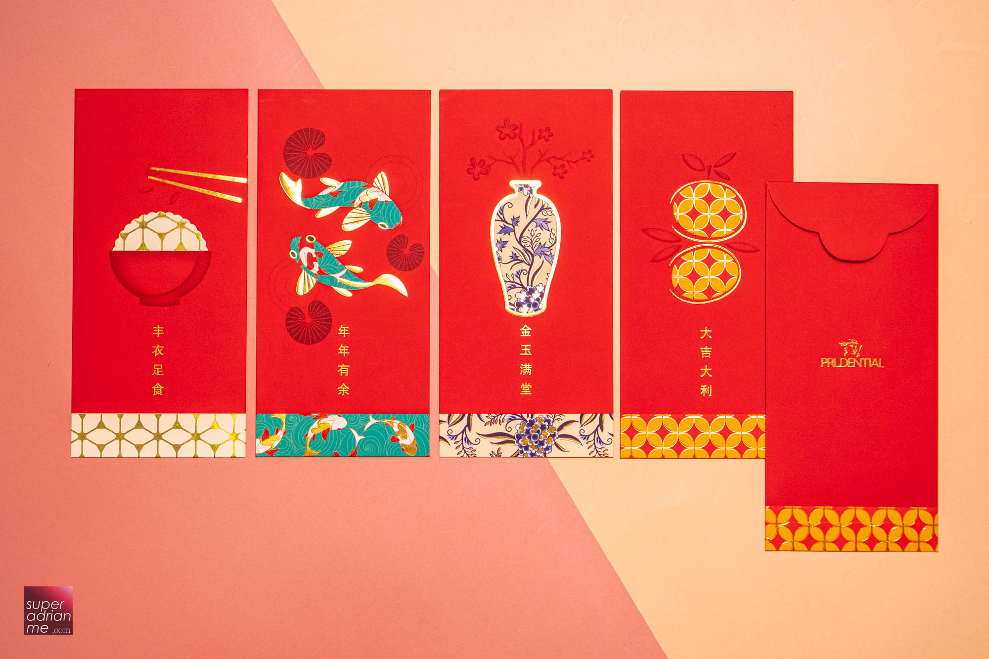 Prudential 2024 Dragon Year Red Packet Designs