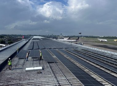 Largest single-site rooftop solar panel system at Changi AIrport