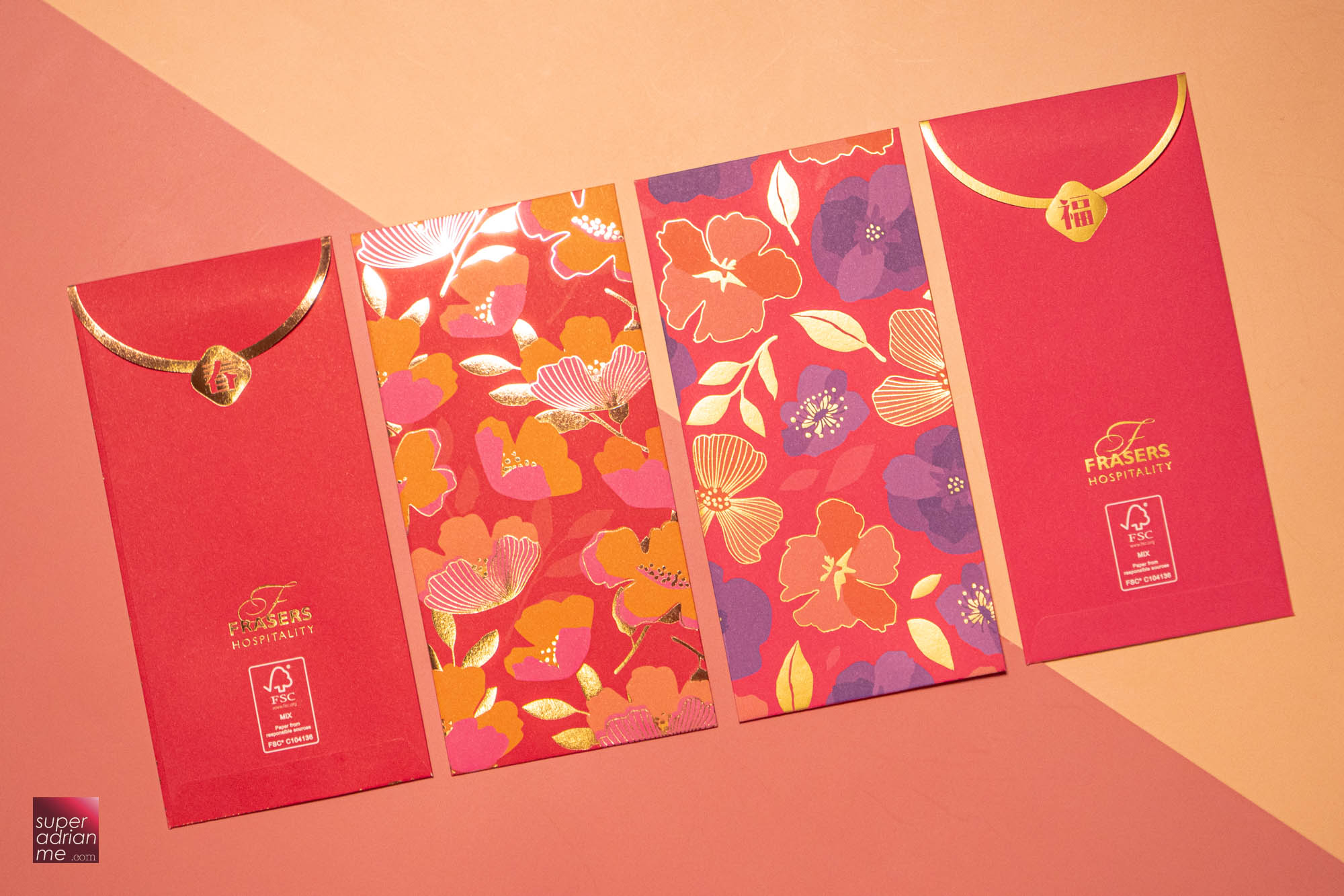 Frasers Hospitality Singapore 2024 Dragon Year Red Packet Designs