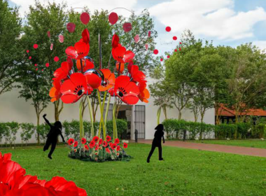 Dancing Poppies by Artist Florence Ng Artist Impression (Source: National Heritage Board)